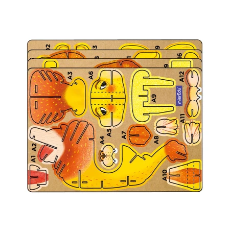 3D Sound Puzzle - Lion, Build 'n' Sound