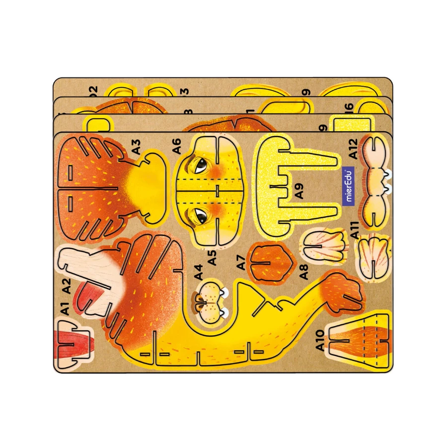 3D Sound Puzzle - Lion, Build 'n' Sound