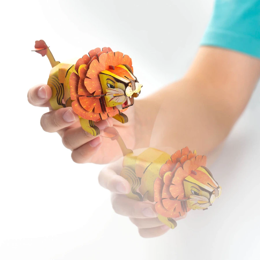 3D Sound Puzzle - Lion, Build 'n' Sound