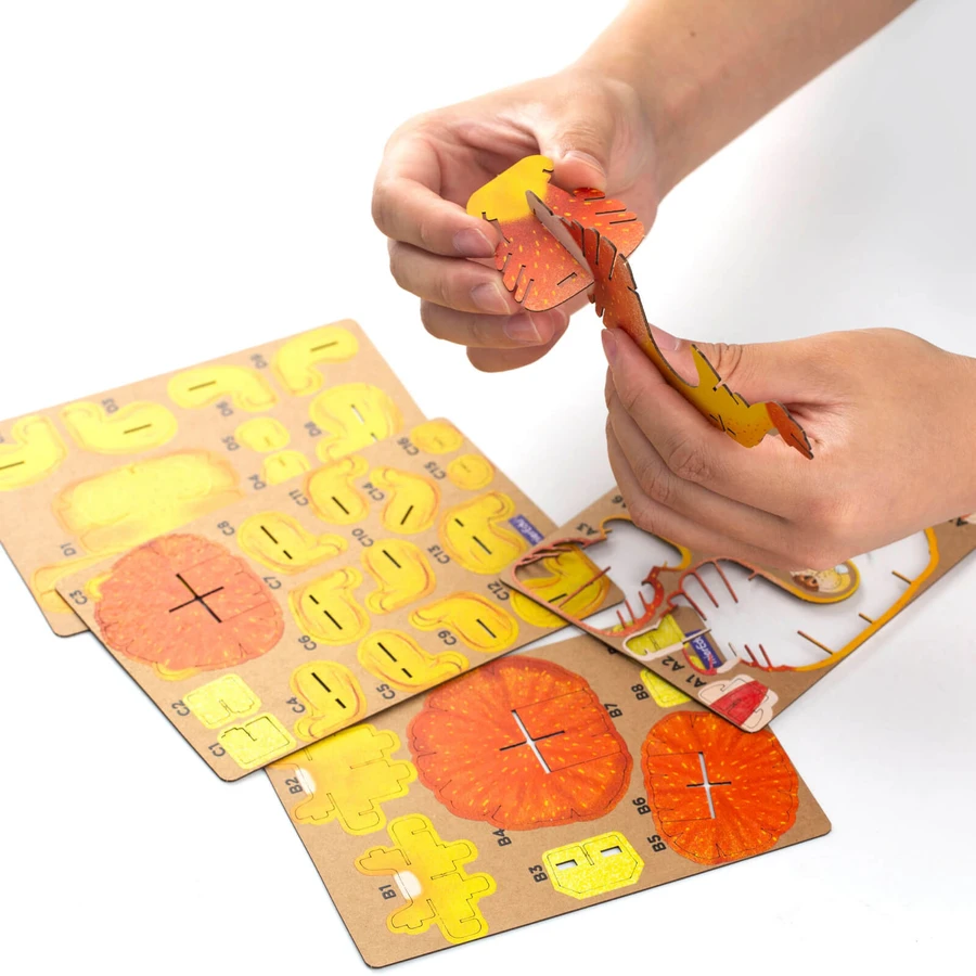 3D Sound Puzzle - Lion, Build 'n' Sound