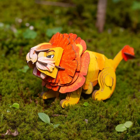 3D Sound Puzzle - Lion, Build 'n' Sound