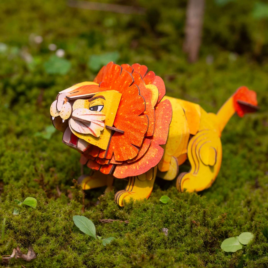 3D Sound Puzzle - Lion, Build 'n' Sound