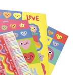 Stickiville Happy Hearts Aufkleber - 10 Seiten