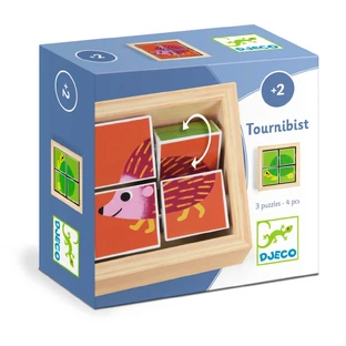 Tournibist draaiende vormpuzzel, Djeco