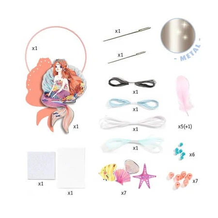 DIY Djeco set, Dreamcatcher mermaid