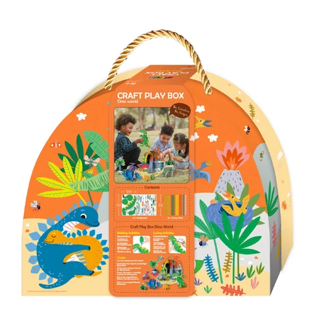 DIY, portable creative play set - World of Dinosaurs