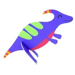 DIY, portable creative play set - World of Dinosaurs