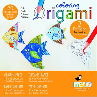 Origami Coloring Fishes, Fridolin