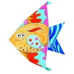 Origami Coloring Fishes, Fridolin