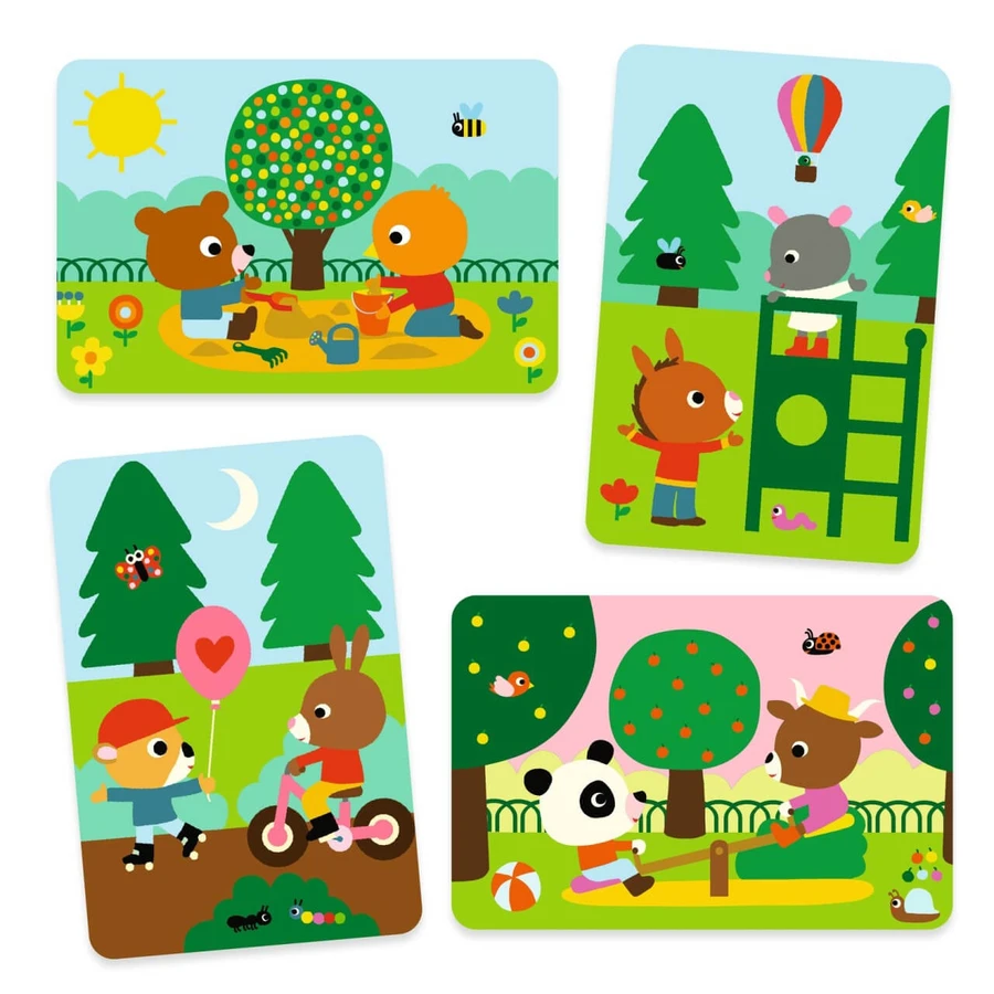In the park water painting set, Djeco