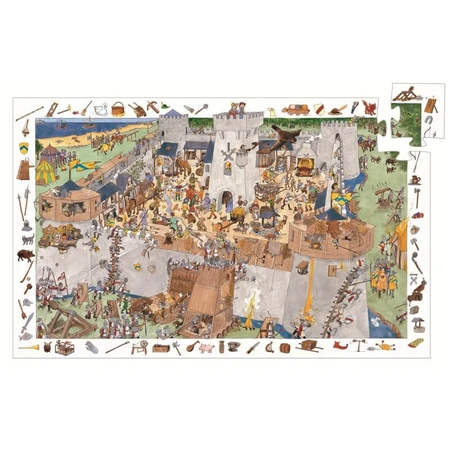 Puzzle de observación Djeco Fortareata