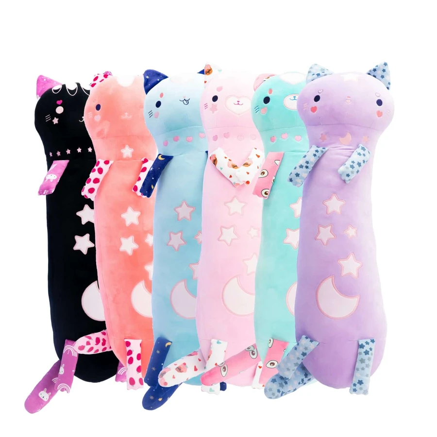 Peluche Momomi Kurai - 80 cm, stile gattino kawaii