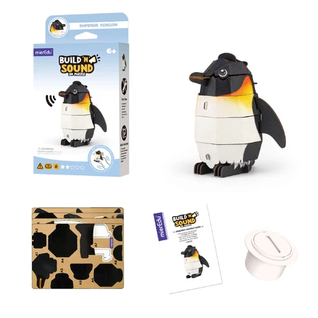 3D Sound Puzzle - Penguin, Build 'n' Sound