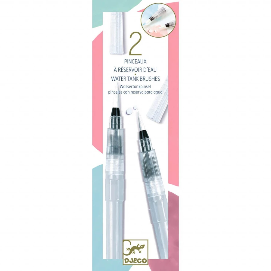 Brushes with water reservoir, Djeco