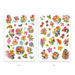 Djeco Tattoos Colorful flowers
