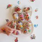 Djeco Tattoos Colorful flowers
