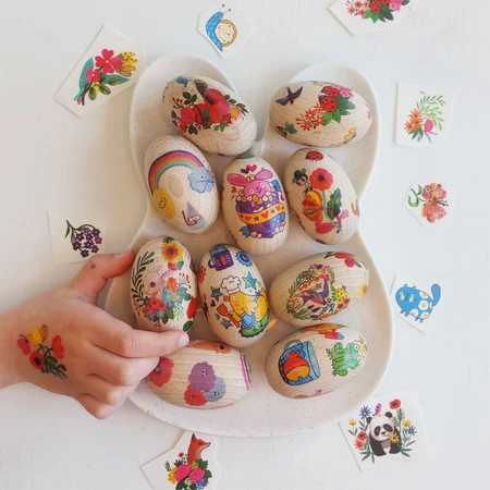 Djeco Tattoos Colorful flowers