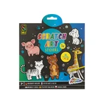 Set créatif, 5 autocollants à gratter XL, Grafix