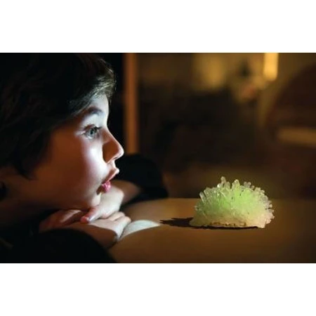 Groei-experimenten set, fosforescerende kristallen - glow in the dark