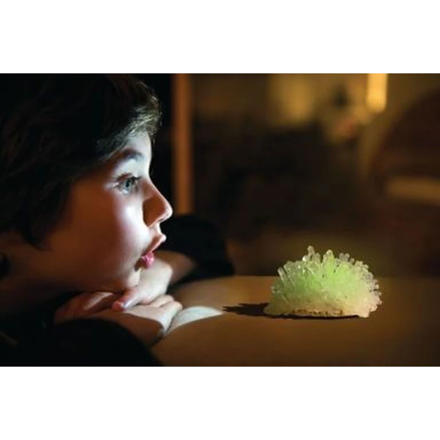 Groei-experimenten set, fosforescerende kristallen - glow in the dark