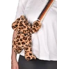Teddybeer - schattige crossbody tas, 30 cm, luipaardprint