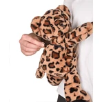 Teddybär - bezaubernde Crossbody-Tasche, 30 cm, Leopardendruck