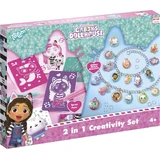 Creatieve set 2 in 1, Armbandjes met glitter en spuitkrijt, Gabby's Dollhouse