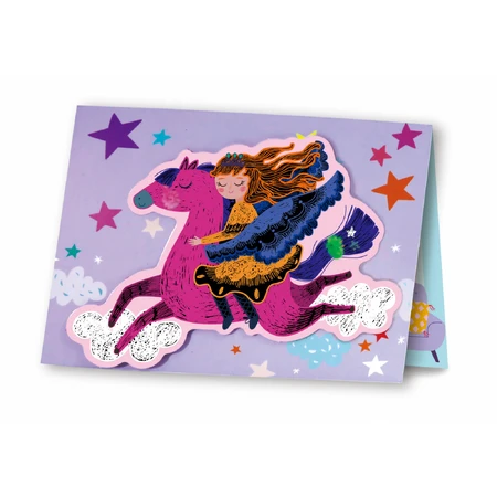 Scratch and make greeting card set - Princesses