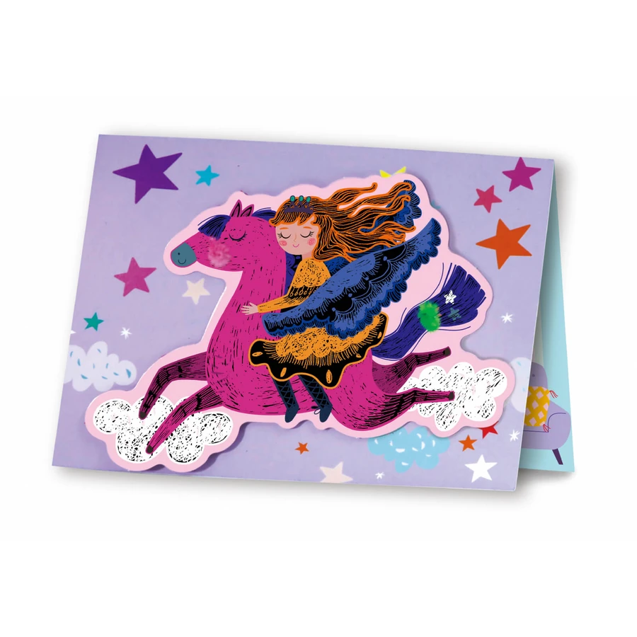 Scratch and make greeting card set - Princesses