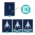 Jeu de Scrabble Cosmos créatif
