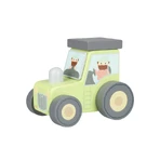 Tractor de madera verde, Orange Tree Toys