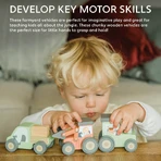 Tractor de madera verde, Orange Tree Toys
