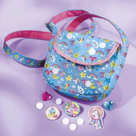 Set créatif 2 en 1 - Bracelets arc-en-ciel et pochette licorne
