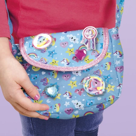 Set créatif 2 en 1 - Bracelets arc-en-ciel et pochette licorne