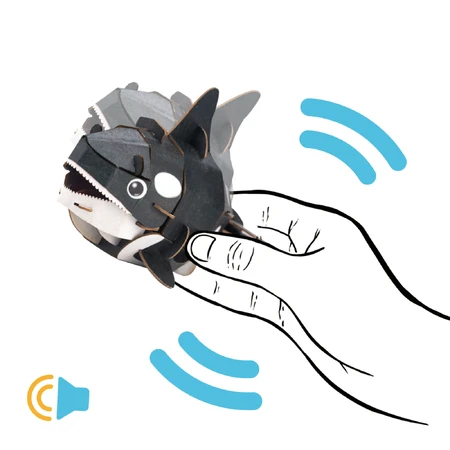 3D Sound Puzzle - Orca, Build 'n' Sound