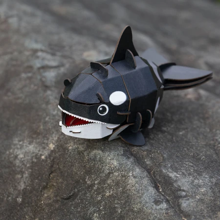 3D Sound Puzzle - Orca, Build 'n' Sound