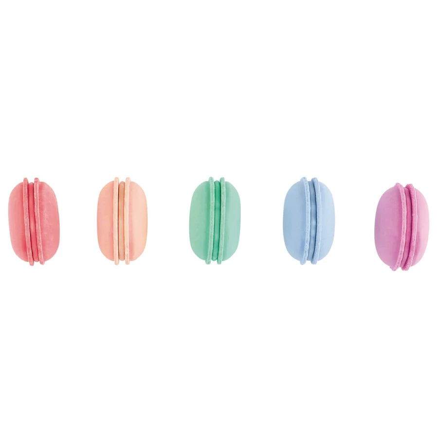 Gommes parfumées Le Macaron Patisserie - Lot de 5