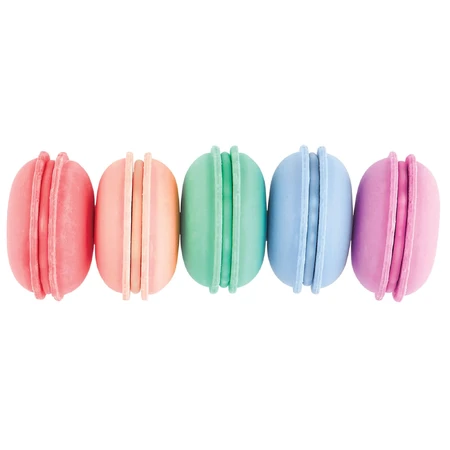 Gommes parfumées Le Macaron Patisserie - Lot de 5