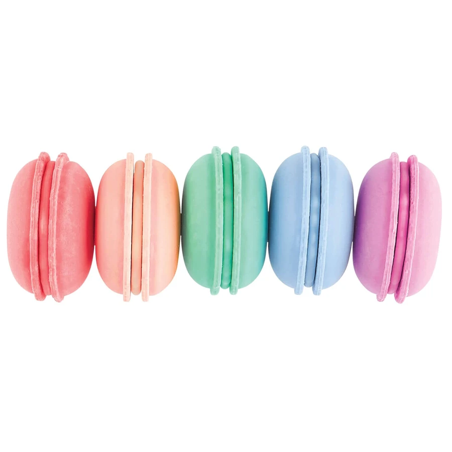 Gommes parfumées Le Macaron Patisserie - Lot de 5
