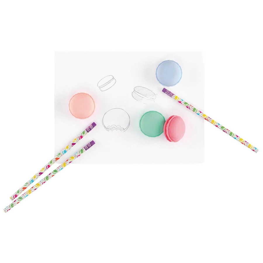 Gommes parfumées Le Macaron Patisserie - Lot de 5