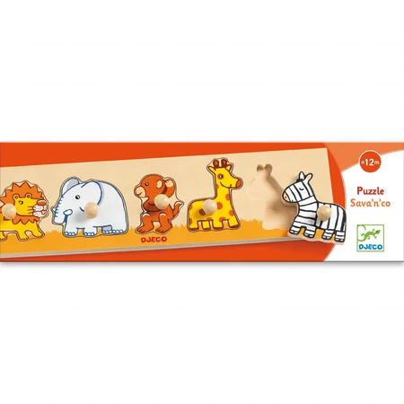 Puzzle de botones Savana