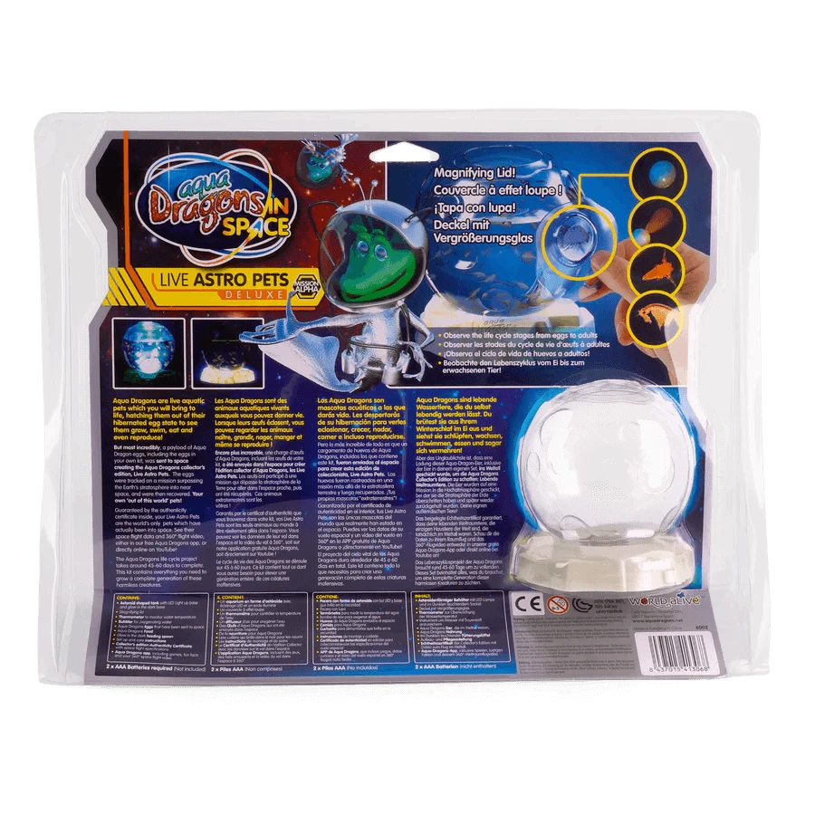 STEM Educational Set - AQUA DRAGONS® - Lebensraum Unterwasserwelt - Deluxe Asteroid Aquarium mit LED