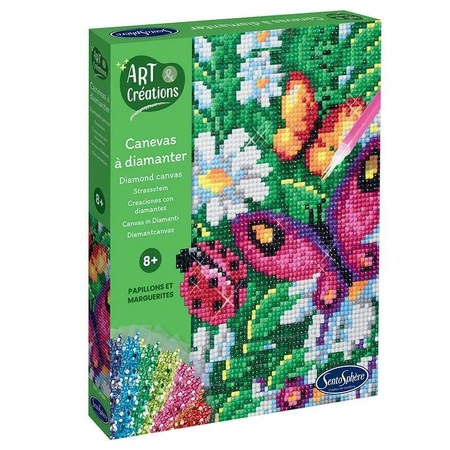 Creative kit with rhinestones, Butterflies