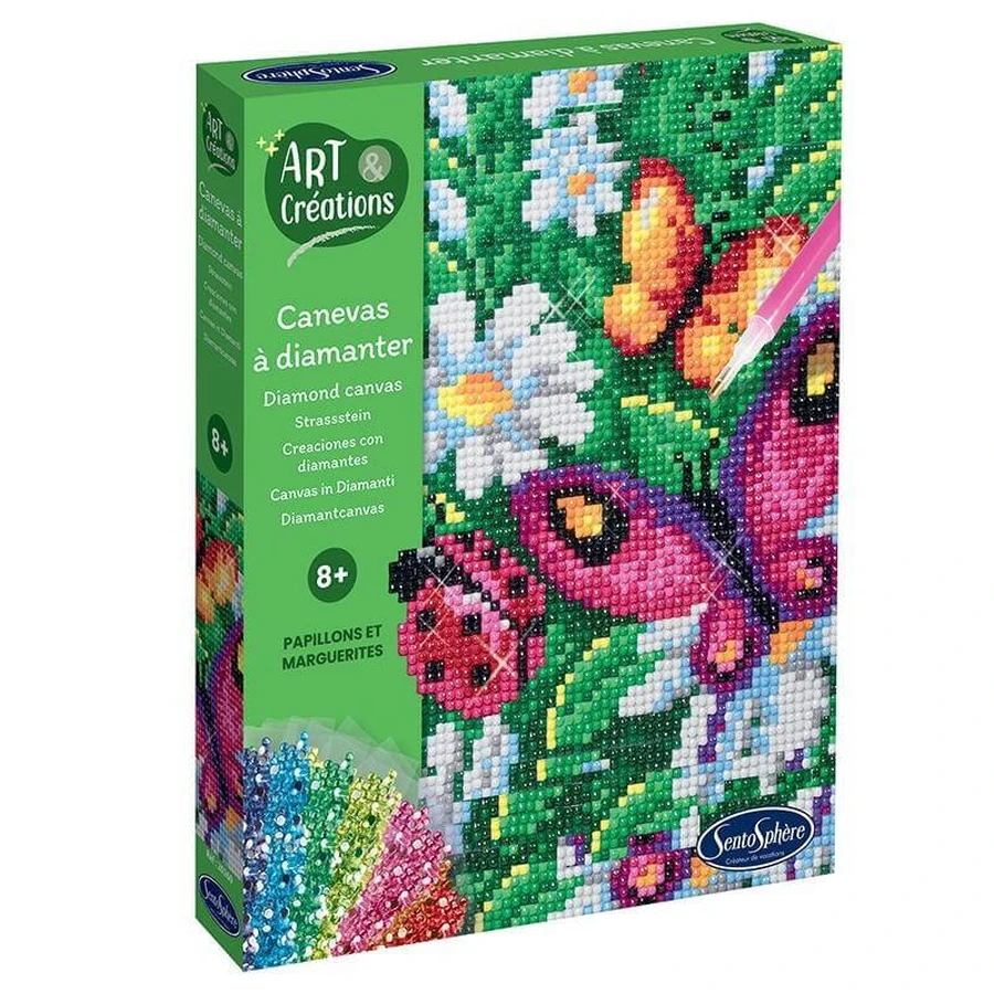 Creative kit with rhinestones, Butterflies