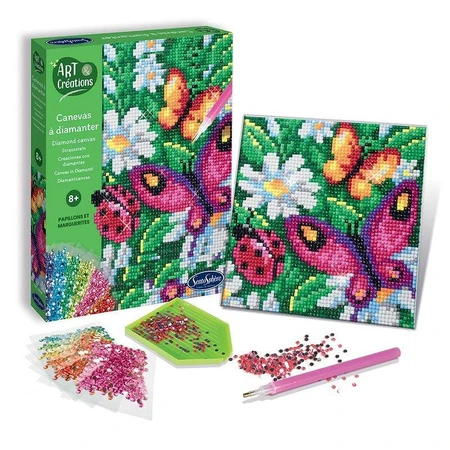 Creative kit with rhinestones, Butterflies