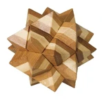 Logisch spel IQ houten bamboe Ster