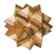Logisch spel IQ houten bamboe Ster