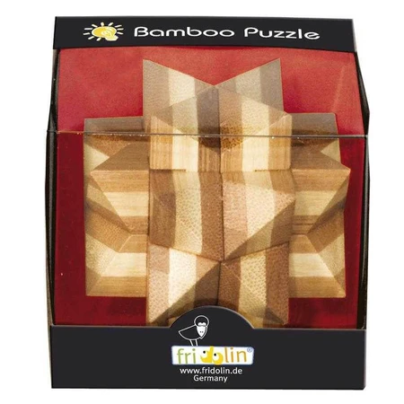 Logisch spel IQ houten bamboe Ster