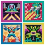 Creatief tissuespel met UFO-thema, Djeco