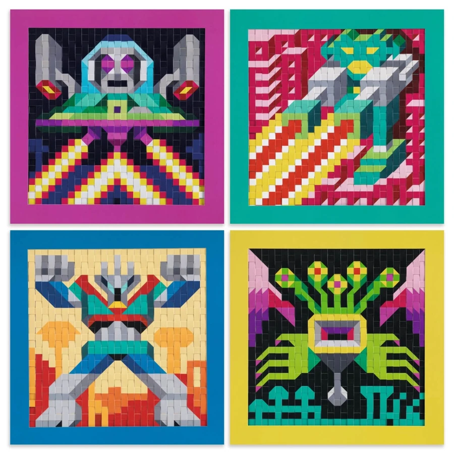 Creatief tissuespel met UFO-thema, Djeco